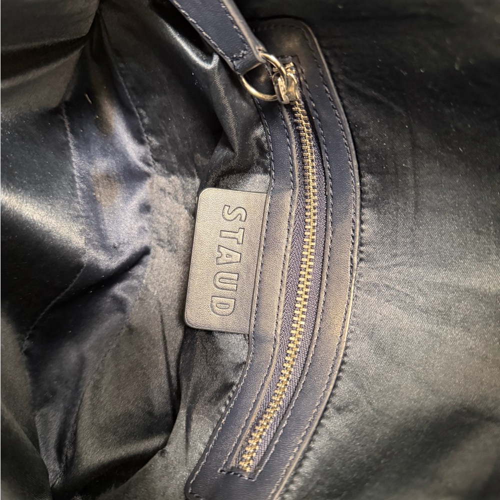 STAUD Navy Beaded Tommy Bag - Picture 7 of 10